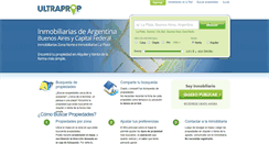 Desktop Screenshot of inmobiliarias.ultraprop.com.ar